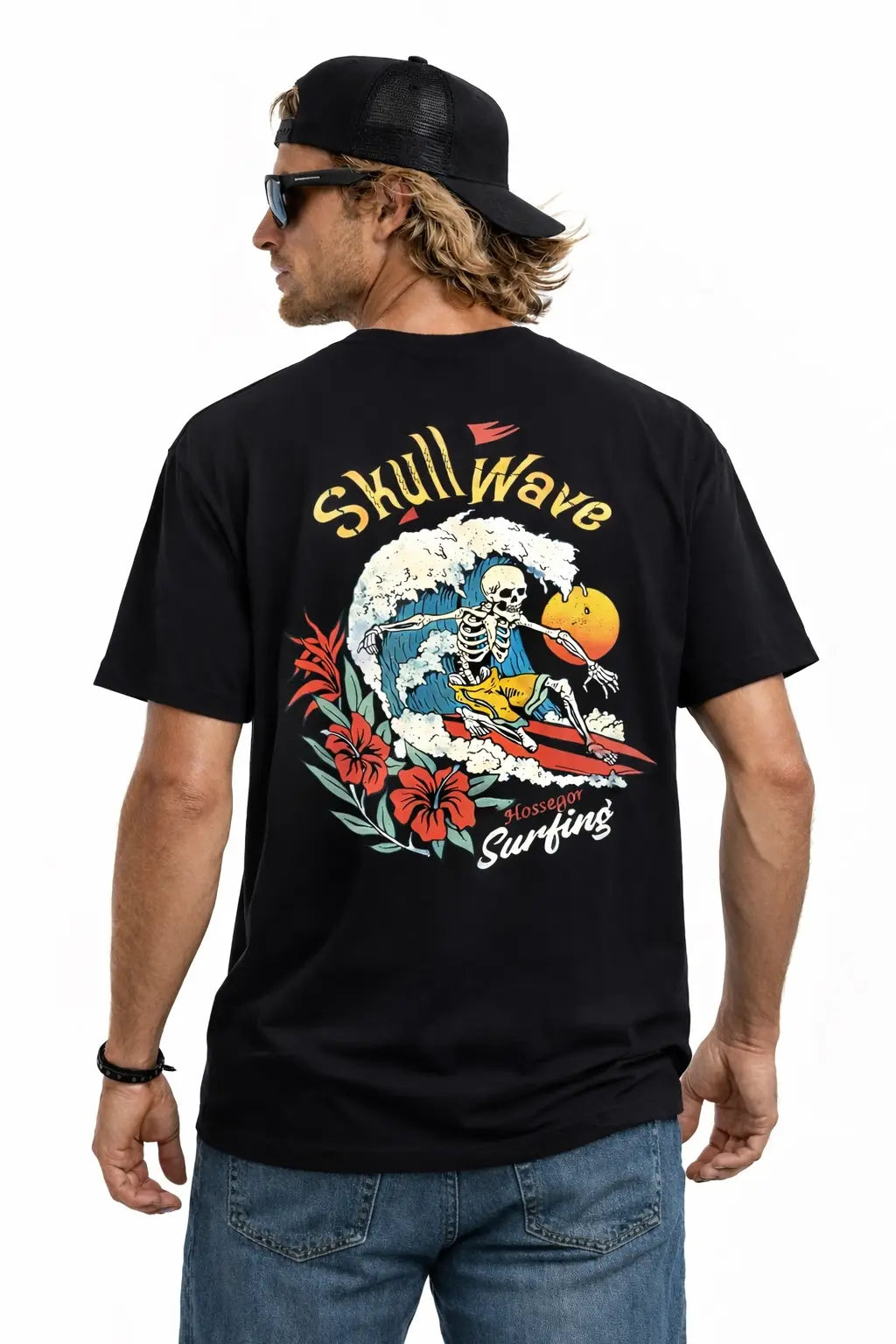 Skullwave Store T-shirt Surf Homme Sunshine | Édition Limitée Hossegor – Skullwave