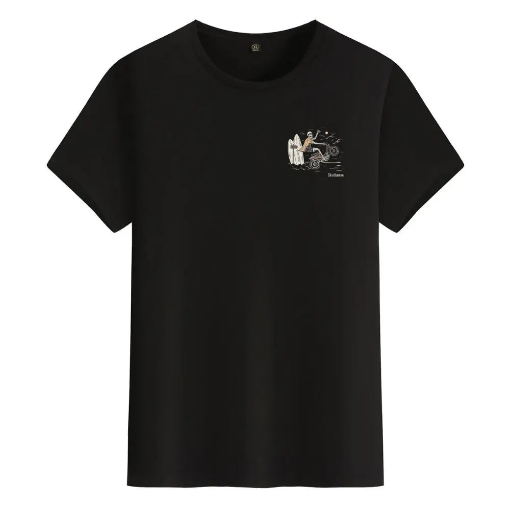 Skullwave Store T-shirt Streetwear Homme Wheelie | Édition Limitée Hossegor – Skullwave