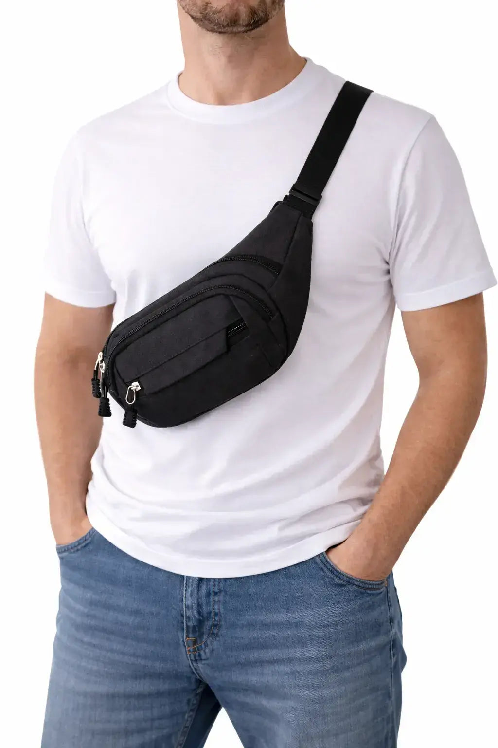 Skullwave Store Sac banane noir