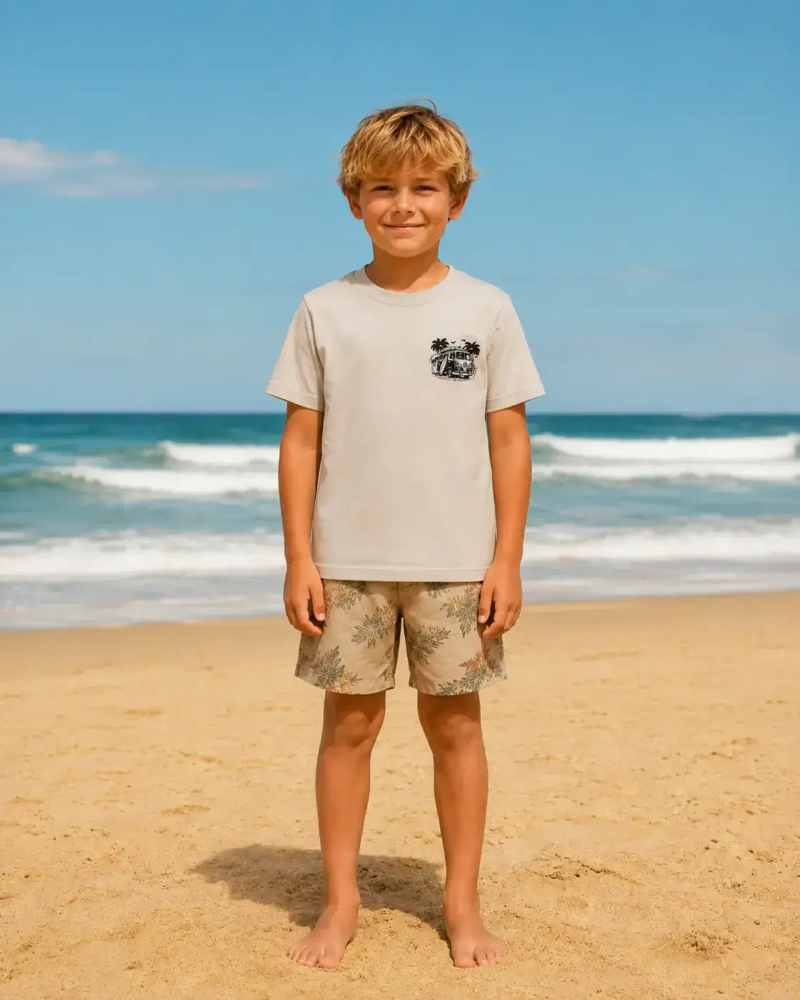 Skullwave Store t-shirt enfant T-shirt Surf Enfant Landifornia Van | Édition Limitée – Skullwave